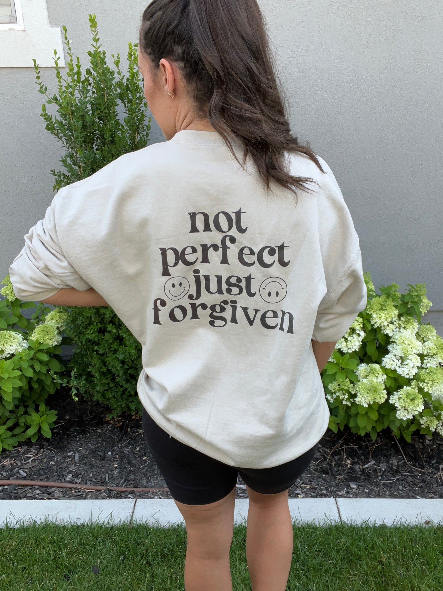 Not Perfect Just Forgiven Crewneck