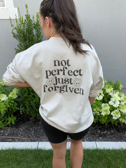 Not Perfect Just Forgiven Crewneck