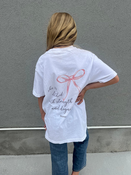 She Is Clothed In Strength And Dignity T-Shirt